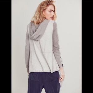Free People linen asymmetrical jacket